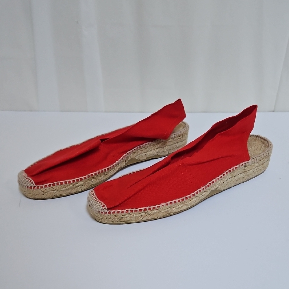Red Espadrille Flats